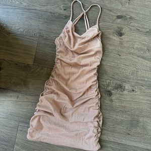 Princess Polly Sparkly Light Pink Bodycon Dress